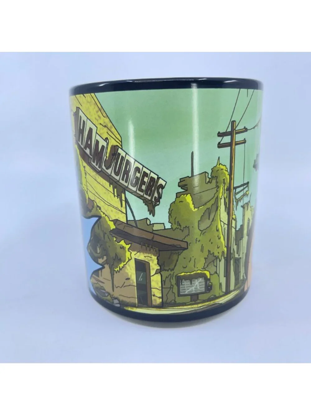 rick & morty just funky ceramic mug cartoon network collectible